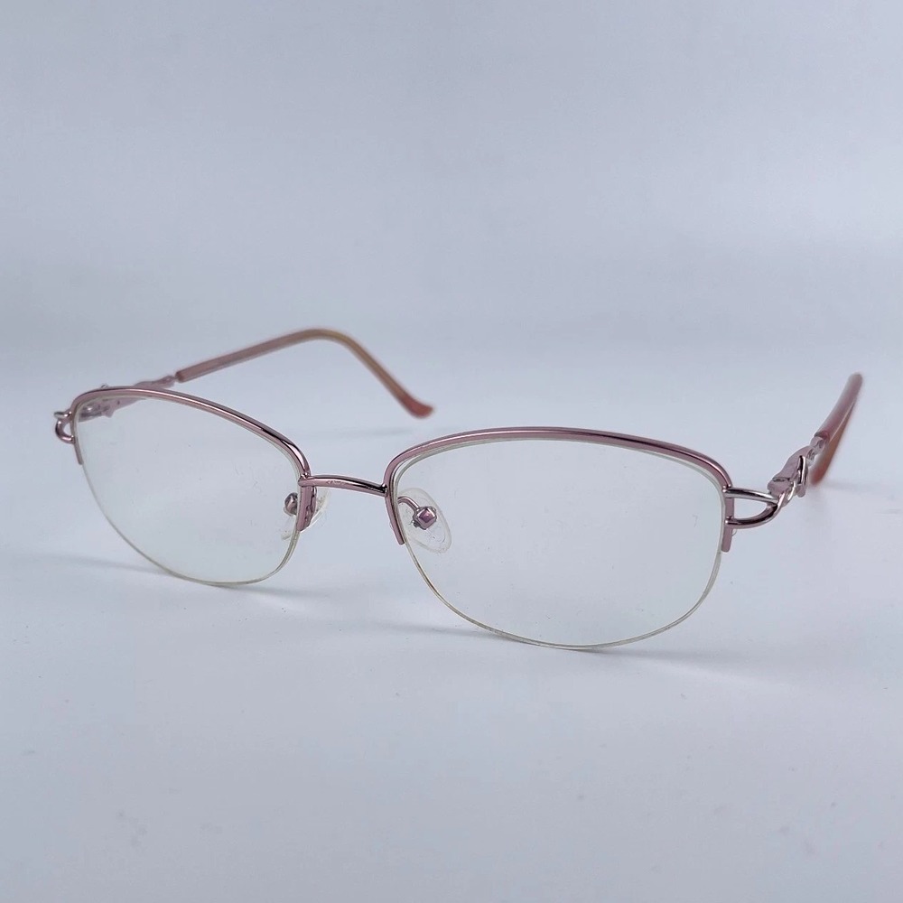 Marchon Tawny Rose Women's Eyeglasses Frame‎ Rose Gold Metal 55-17-135 mm
